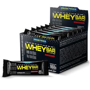 Whey Bar High Protein Probiótica - 24 Barras - 960g - Chocolate