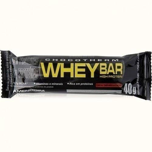Whey Bar Low Carb, Amendoim 40g - Probiótica