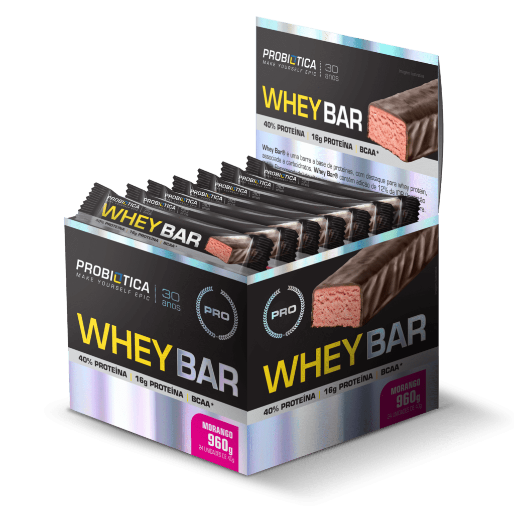Whey Bar (Low Carb) - Probiótica (24und (caixa), CHOCOLATE)