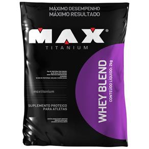 Whey Blend 2 Kg - Max Titanium - MORANGO
