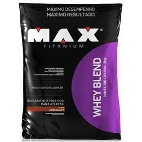 Whey Blend - 2kg - Max Titanium - MORANGO