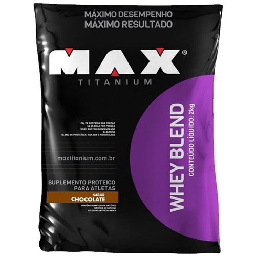 Whey Blend Refil 2Kg - Max Titanium Chocolate