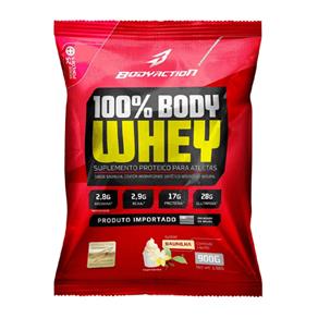 Whey Concentrado 100% Body Whey - Body Action - BAUNILHA - 900 G