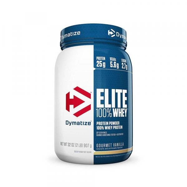 Whey Elite 100 Protein (2lb) 907g Gourmet Vanilla - Dymatize Nutrition
