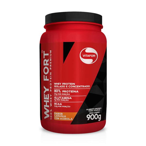 Whey Fort 900g Laranja com Acerola VITAFOR