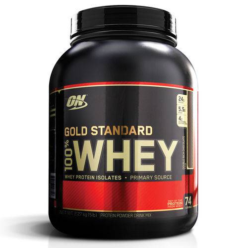 Tudo sobre 'Whey Gold Standard 5lbs 2.27kg - Optimum Nutrition (sabor: Chocolate)'