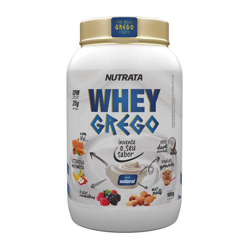 Whey Grego - Natural - 900g - Nutrata