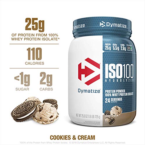 Whey Hidrolizado ISO 100 - Dymatize Nutrition - 1.6lbs - Cookies