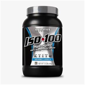 Whey Hidrolizado ISO 100 Dymatize Nutrition - Morango - 726 G