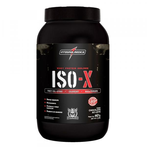 Whey ISO-X Proteína Isolada Chocolate ao Leite 907g - Integralmédica