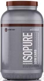 Whey Isopure Low Carb Natures Best - Chocolate - 03lbs