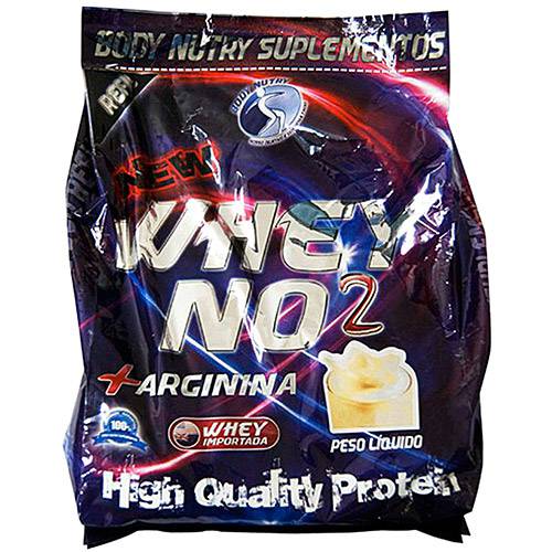 Whey NO2 + Arginina 900g - Refil - Baunilha - Body Nutry