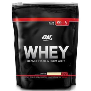Whey ON 100% Of Protein From Whey - 837g Baunilha - Optimum Nutrition
