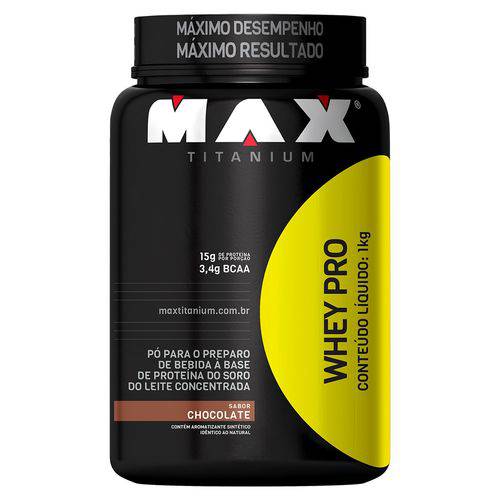 Whey Pro 1kg Max Titanium Whey Protein - Envio em 24 Horas