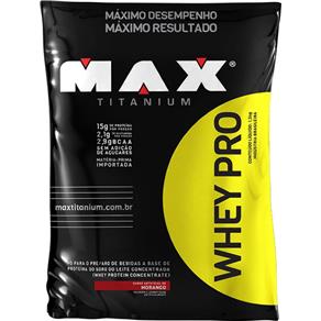 Whey Pro Max Titanium - 1,5 Kg - Morango
