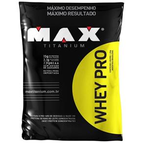 Whey Pro - Max Titanium - 1,500Kg - Morango