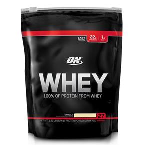 Whey Protein 100% 1,8lbs (27 Doses) - Optimum Nutrition Whey Protein 100% 1,8lbs (27 Doses) Chocolate - Optimum Nutrition - BAUNILHA