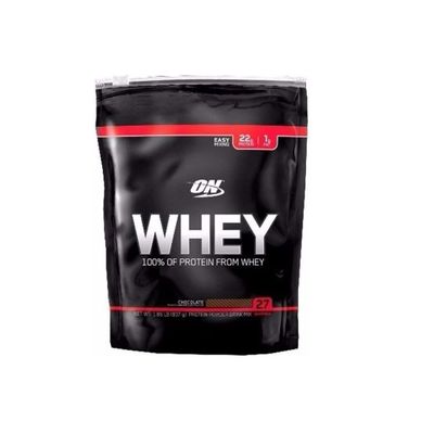 Whey Protein 100% 1,8lbs (27 Doses) - Optimum Nutrition Whey Protein 100% 1,8lbs (27 Doses) Chocolate - Optimum Nutrition