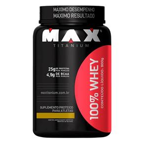 Whey Protein 100% 900G - Max Titanium - Vitamina de Frutas