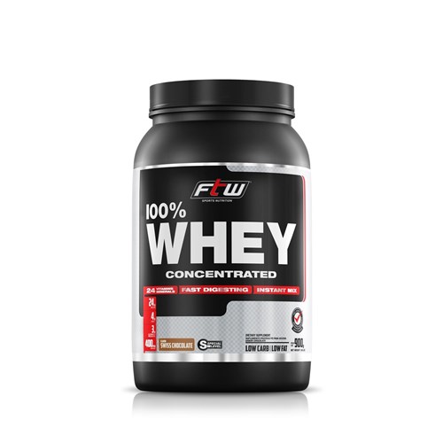 Whey Protein 100% Concentrate Ftw 900G - Chocolate