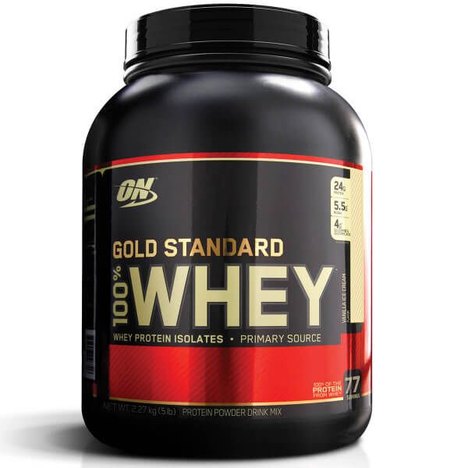 Whey Protein 100% Gold Standard Optimum Nutrition - 2,3Kg Baunilha