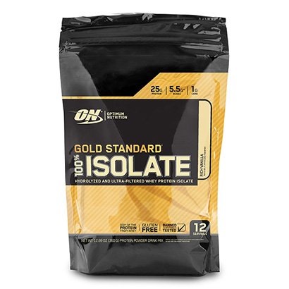 Whey Protein 100% Isolate Gold Standard 360g Refil- Optimum Nutrition