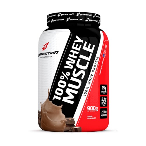 Whey Protein 100% Muscle Body Action - 900g