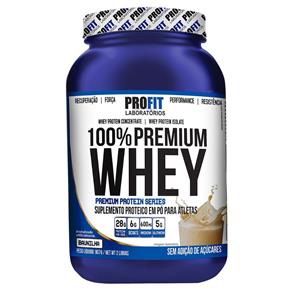 Whey Protein 100% Premium Whey - Profit - 2 Kg - 907g - Baunilha