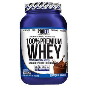 Whey Protein 100% Premium Whey - Profit - 2 Kg - 907g - Chocolate