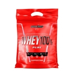 Whey Protein 100% Pure 907g Cappuccino Refil Integralmédica