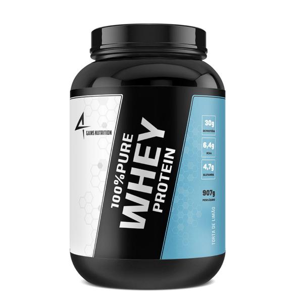 Whey Protein 100% Pure Concentrado 907g 4Gains Nutrition