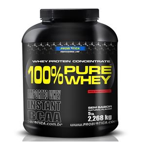 Whey Protein 100% Pure Whey 2.268G - Probiotica - Baunilha