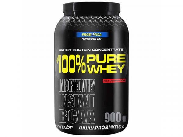Whey Protein 100 Pure Whey Baunilha 900g - Probiótica C/ BCAA