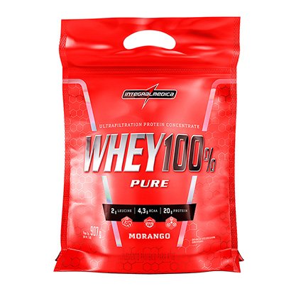 Whey Protein 100% Super Pure 907 G Body Size Refil - IntegralMédica