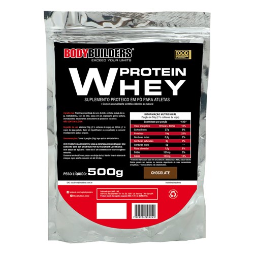 Whey Protein 500g Chocolate – Bodybuilders