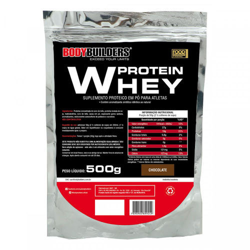 Whey Protein 500g Chocolate - Bodybuilders