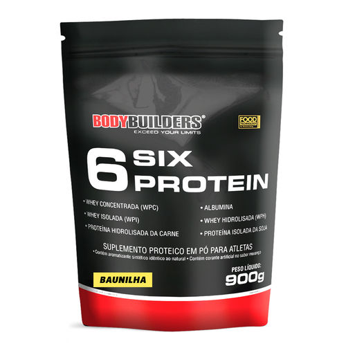 Whey Protein 6 Six Protein Refil 900g – Bodybuilders