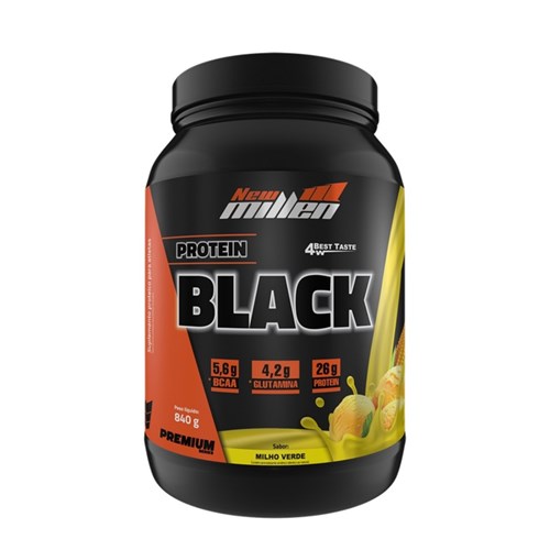 Whey Protein Black 840G - New Millen - Milho Verde