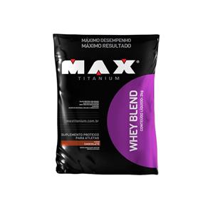 Whey Protein Blend 2Kg Proteina Isolada Chocolate - Max Titanium