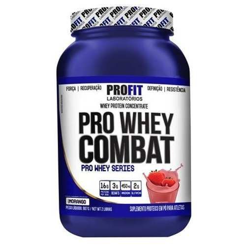 Whey Protein Combat Concentrada 900g - Profit