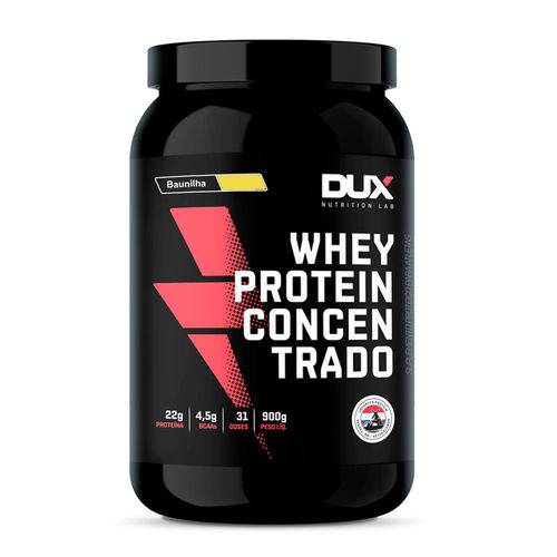 Whey Protein Concentrado 900g - Sabor Baunilha - Dux Nutrition