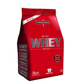 Whey Protein Concentrado Nutri Whey Refil - Integralmédica - 907g- Chocolate
