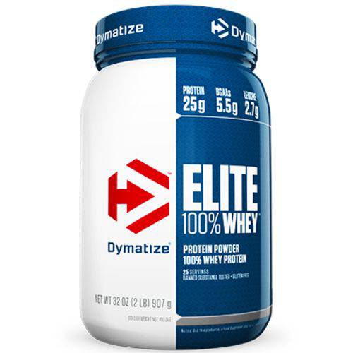 Elite 100% Whey (907g) - Proteína Isolada e Concentrada