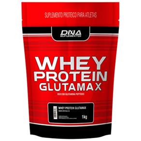 Whey Protein Glutamax Refil Dna - MORANGO