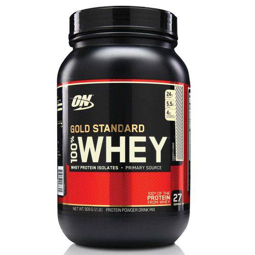 Tudo sobre 'Whey Protein Gold 100% 909g - Cookies e Cream - Optimum Nutrition'