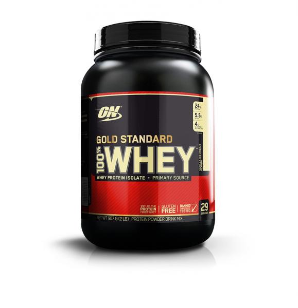 Whey Protein Gold Standard Optimum Nutrition Baunilha 907g