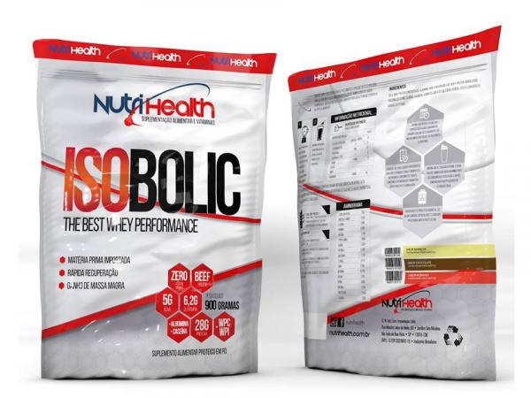 Whey Protein Isolado - Isobolic 900g - 32g Proteína - Nutrihealth Suplementos