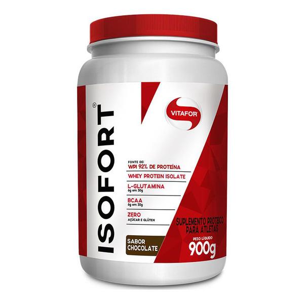 Whey Protein Isolado Isofort Chocolate - Vitafor - 900g