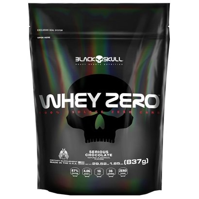 Whey Protein Isolado Whey Zero 837g - Black Skull - 1.8