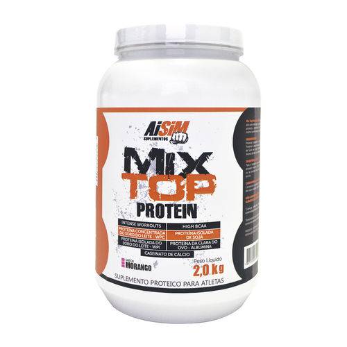 Tudo sobre 'Whey Protein 2kg - Blend de Proteínas - Mix Proteico Aisim - Mix Top'
